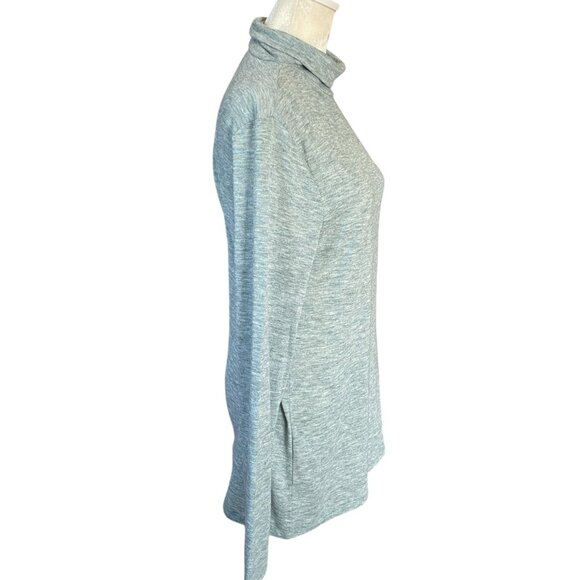 A New Day women's large pale green long sleeve stretchy turtleneck top - Picture 3 of 9